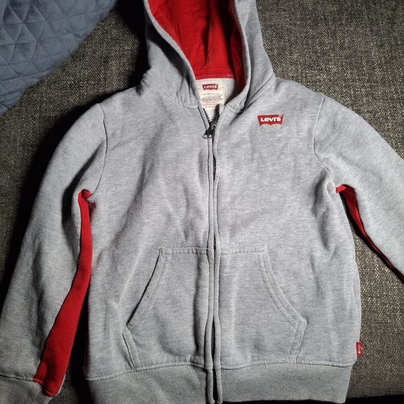 Levi's Other - Levi's Kids Gray Hoodie with Red Lining